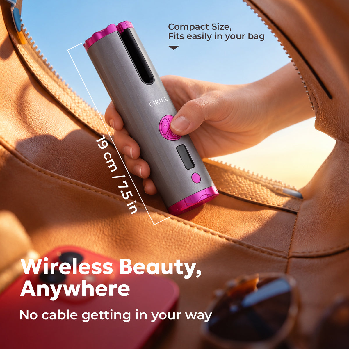FineCurl Pro - Cordless Curling Tool